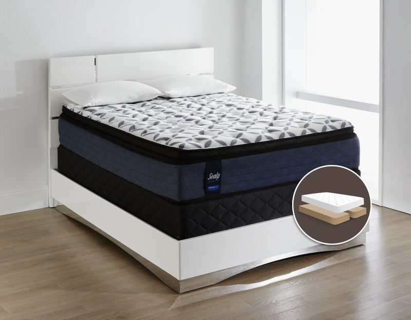 Sealy Posturepedic Kingsmill Pillow-Top Plush Split Queen Mattress Set