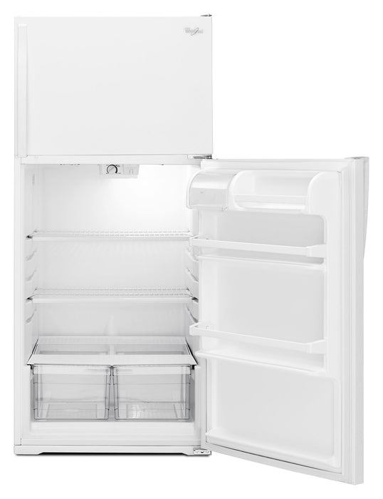 Whirlpool 28\" 14.3 Cu. Ft. Top-Mount Refrigerator - White - WRT134TFDW