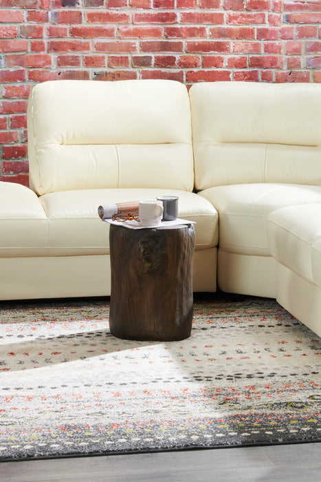 Jordy 15\" Faux Wood Accent Table - Black