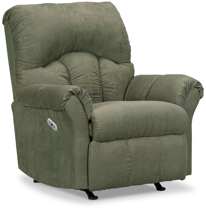 Recliner 6734 Microsuede Power Reclining Chair - Fern