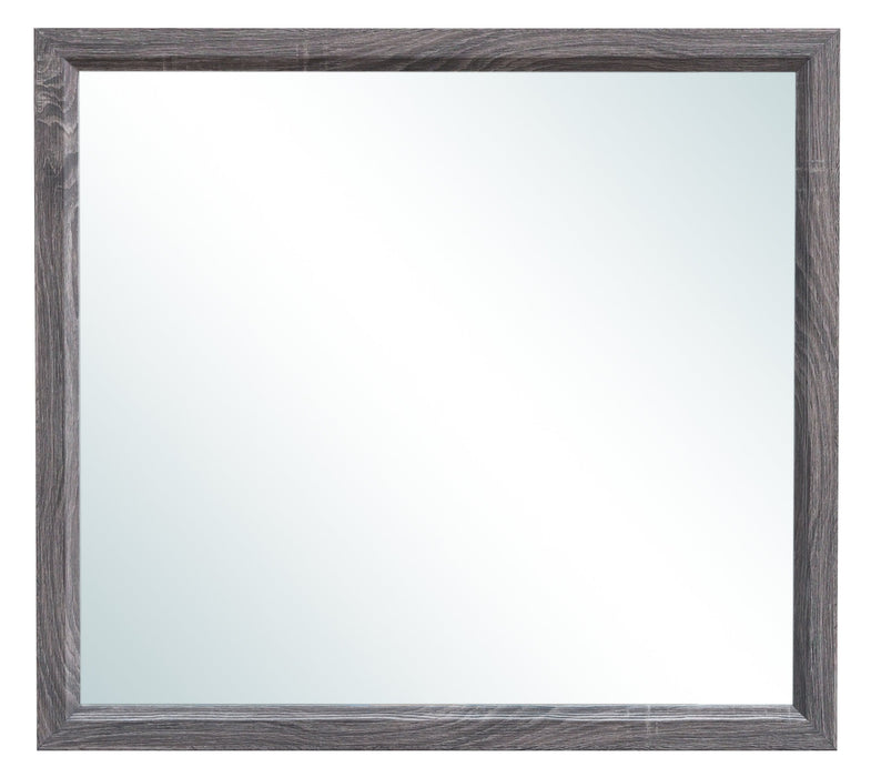 Kate Bedroom Dresser Mirror - Grey/Brown