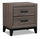 ["Kate Bedside 2-Drawer Nightstand, 23.6##PACKAGEDETAILSquot;W x 24.8##PACKAGEDETAILSquot;H - Grey/Brown"]