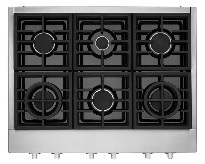KitchenAid 36\" 6-Element Gas Cooktop - Stainless Steel - KCGC506JSS