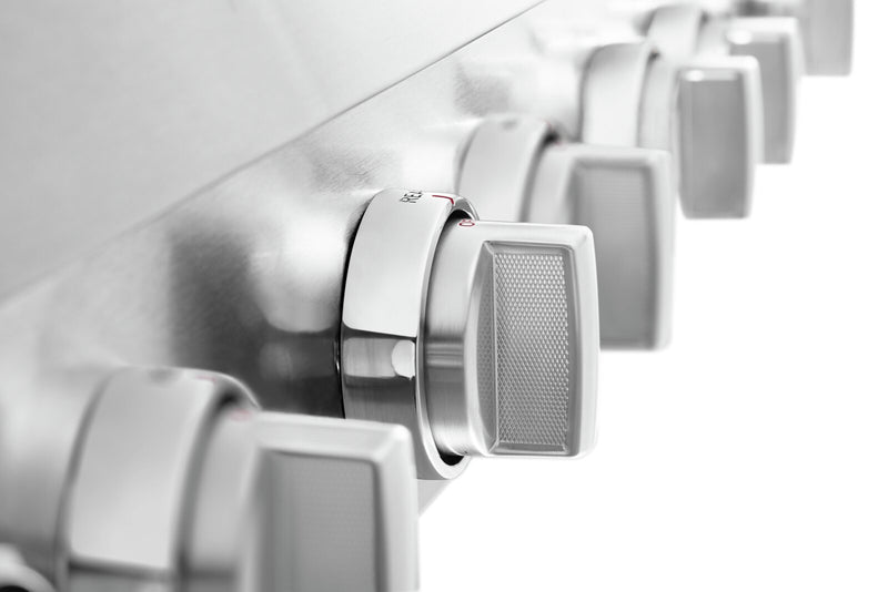 KitchenAid 48\" 6-Element Gas Cooktop - Stainless Steel - KCGC558JSS