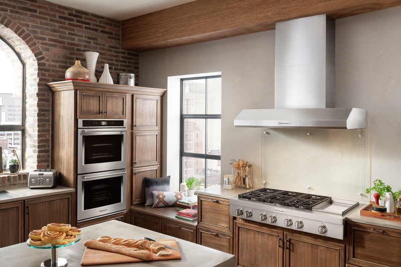 KitchenAid 48\" 6-Element Gas Cooktop - Stainless Steel - KCGC558JSS