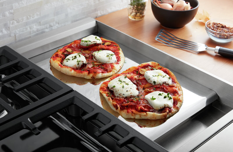 KitchenAid 48\" 6-Element Gas Cooktop - Stainless Steel - KCGC558JSS