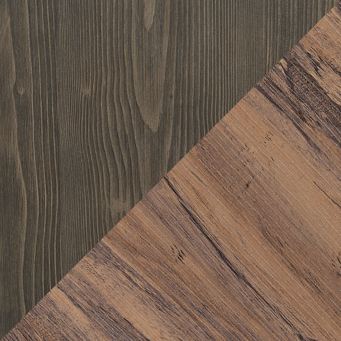 Kinsley 47.25\" Modern Sofa Table - Dark Brown Wood