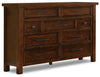 ["Sonoma Bedroom 9-Drawer Dresser, 62\"W x 42\"H - Mango Brown"]