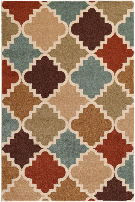 Taza Multi Outdoor Area Rug – 7' x 10'