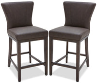 Quinn Counter-Height Stool, Set of 2 – Brown