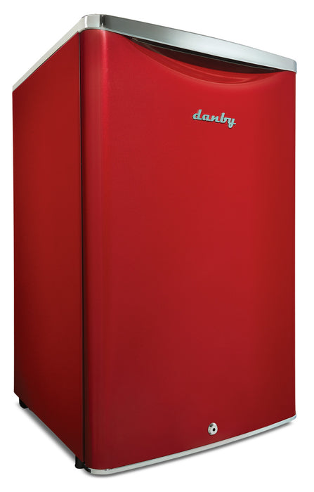 Danby 20.8\" 4.4 Cu. Ft. Single-Door Mini Fridge - Red - DAR044A6LDB
