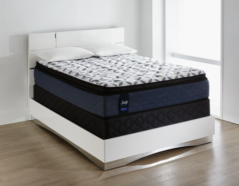 Sealy Posturepedic Kingsmill Pillow-Top Plush Low-Profile Split Queen Mattress Set
