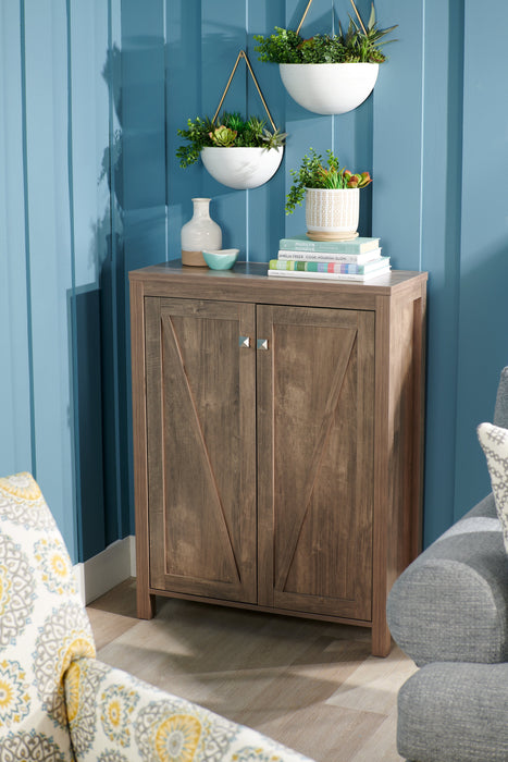 Levi 31\" Shoe Storage Cabinet - Hazelnut