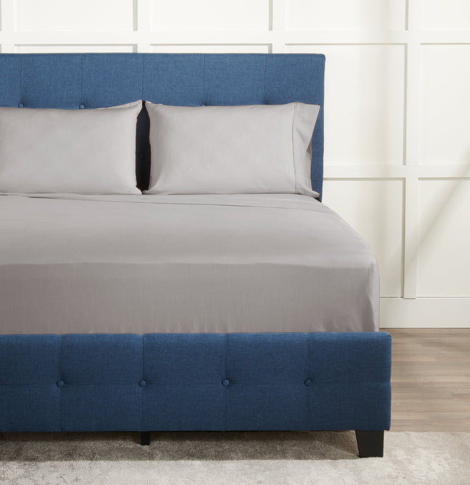 BEDGEAR Hyper-Linen™ Performance 5-Piece King Split Sheet Set - Light Grey