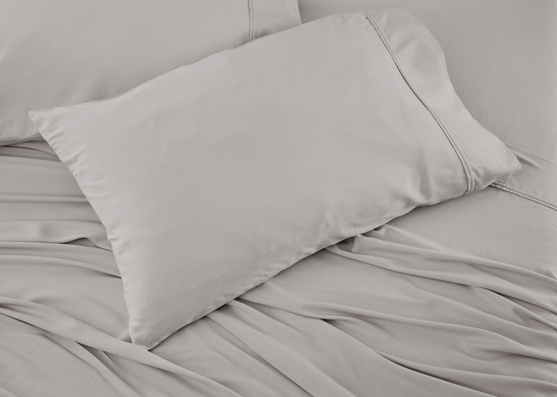 BEDGEAR Hyper-Linen™ Performance 5-Piece King Split Sheet Set - Light Grey