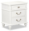 ["Livy 3-Drawer Nightstand for Kids, 24\"W - White"]