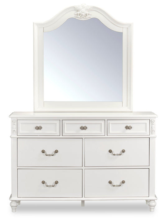 Livy 7-Drawer Dresser for Kids, 56\"W - White