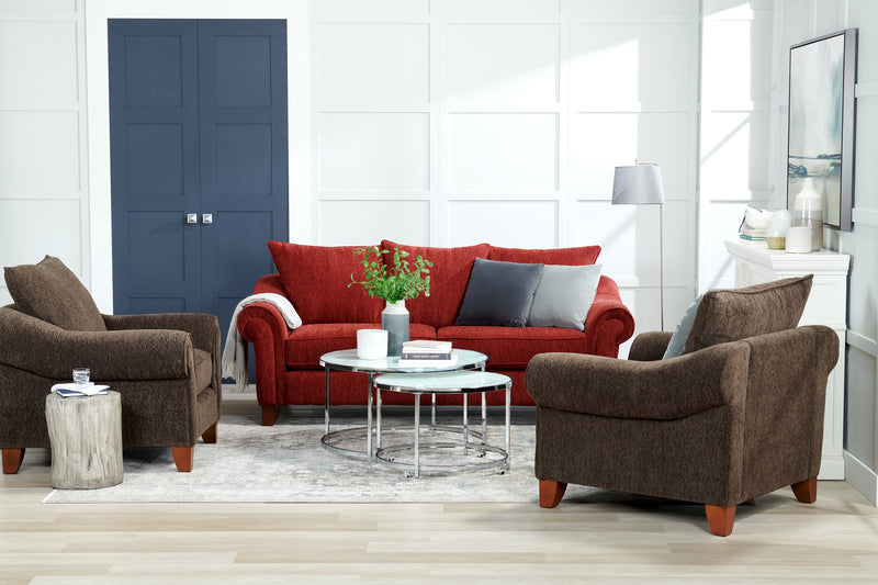 Kaitlyn 56\" Curved Brushed Steel Floor Lamp