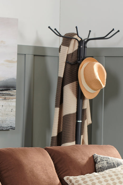 Lumai 18\" Coat Rack - Black