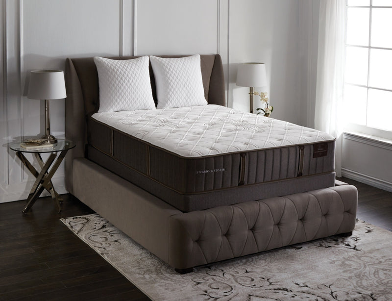 Stearns & Foster Finsbury Firm Low-Profile Split Queen Mattress Set