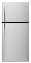 Whirlpool 30\" 19.2 Cu. Ft. Top-Mount Refrigerator - Monochromatic Stainless Steel - WRT549SZDM
