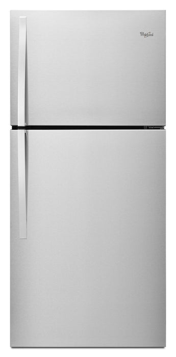 Whirlpool 30\" 19.2 Cu. Ft. Top-Mount Refrigerator - Monochromatic Stainless Steel - WRT549SZDM