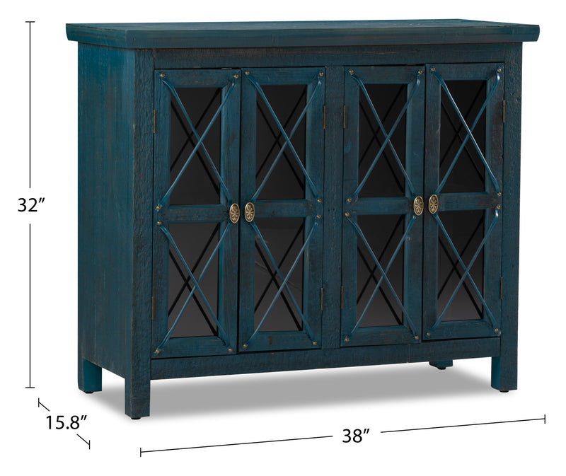 Makati 38\" Accent Cabinet - Blue