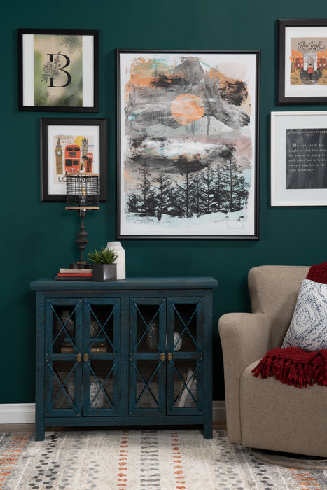 Makati 38\" Accent Cabinet - Blue