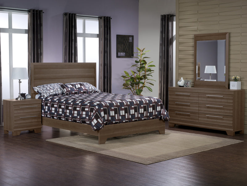 Olivia 6-Piece Queen Bedroom Package with 2 Nightstands – Grey