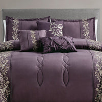 Milan 7-Piece King Comforter Set  