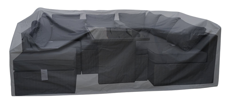 Morris 7-Piece & 10-Piece Outdoor Patio Furniture Cover - Water Resistant, Dustproof - Grey