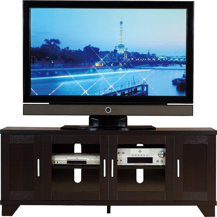 Dakota 60\" TV Stand with Storage and Cable Management for TVs up to 65\"- Espresso