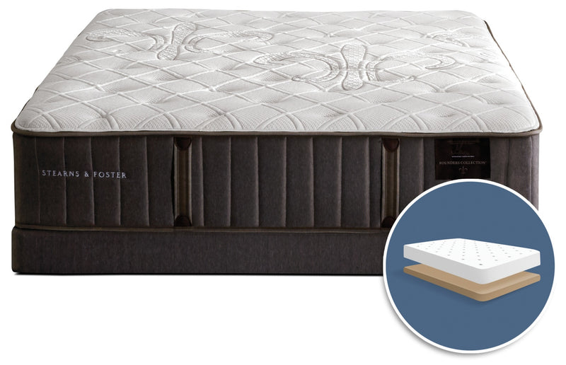 Stearns & Foster Finsbury Firm Low-Profile King Mattress Set