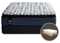 Sealy Posturepedic Kingsmill Pillow-Top Plush Split Queen Mattress Set