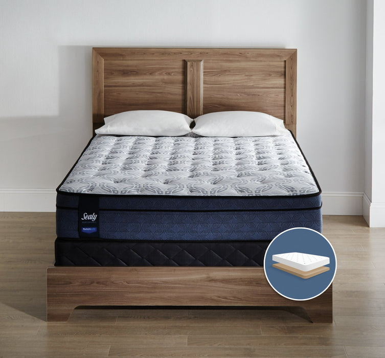 Sealy Posturepedic Erindale Euro-Top Firm Low-Profile King Mattress Set