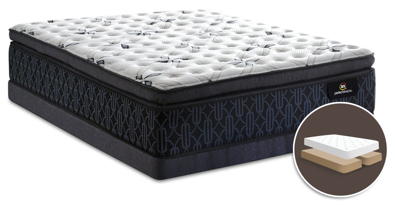 Serta Perfect Sleeper® Mansell Plush Super Pillow-Top Split Queen Mattress Set