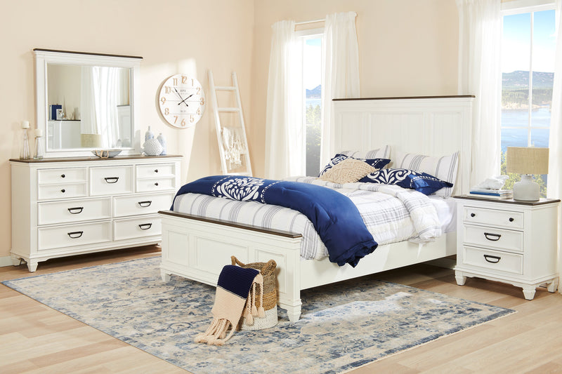 Navy Damask 3-Piece King Comforter Set