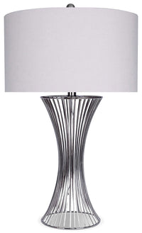 Nickel Cage Table Lamp