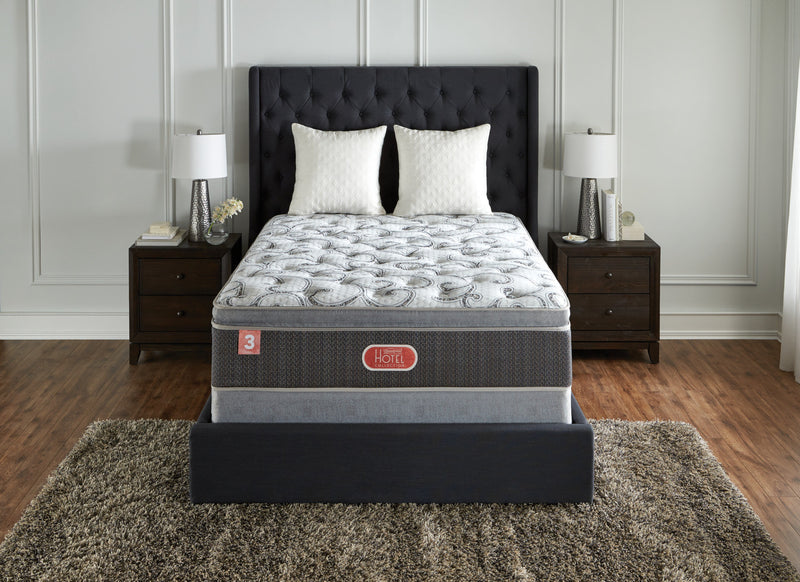 Beautyrest® Hotel Diamond 3 Firm Hi-Loft Pillow-Top Twin Mattress Set