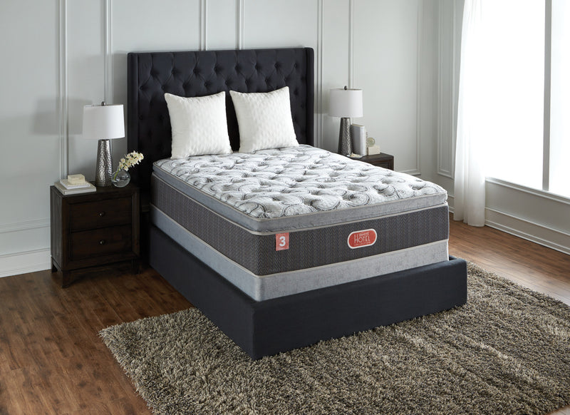 Beautyrest® Hotel Diamond 3 Firm Hi-Loft Pillow-Top Twin Mattress Set