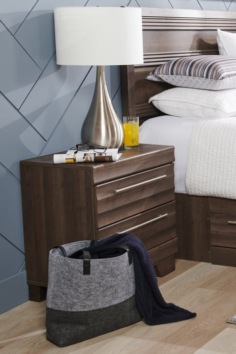 Olivia 6pc Bedroom Set with Storage Bed, Dresser, Mirror & Nightstand, Made in Canada, Grey - Queen Size