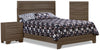 Olivia 5-Piece Queen Bedroom Package with Chest and Nightstand – Grey