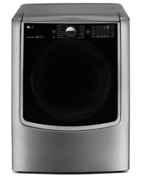 LG 9.0 Cu. Ft. Mega Capacity Gas Steam Dryer – Graphite Steel
