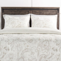 Indie Paisley 3-Piece King Comforter Set - White