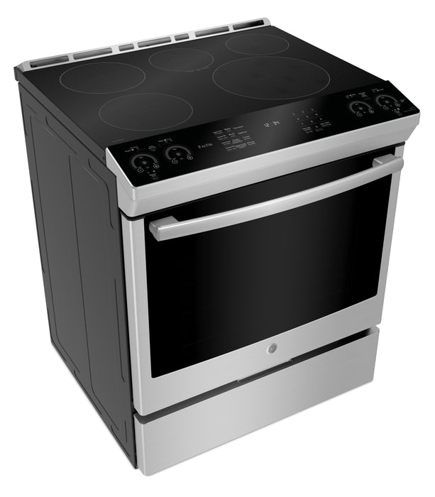 Profile 5.3 Cu. Ft. Smart Induction Range with True European Convection - Stainless Steel Fingerprint Resistant - PCHS920YMFS