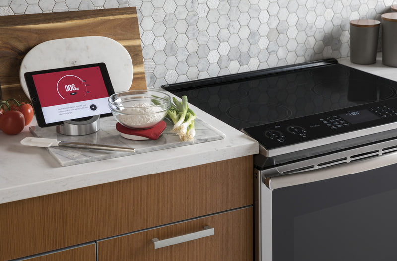 Profile 5.3 Cu. Ft. Smart Induction Range with True European Convection - Stainless Steel Fingerprint Resistant - PCHS920YMFS