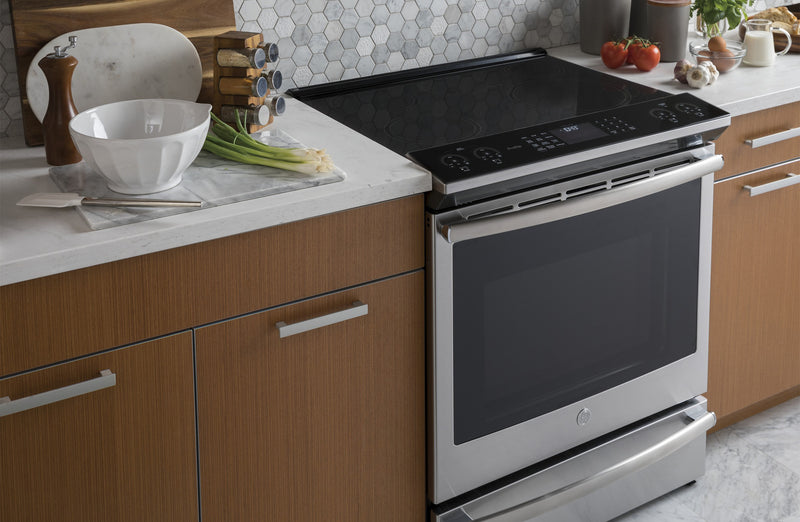 Profile 5.3 Cu. Ft. Smart Induction Range with True European Convection - Stainless Steel Fingerprint Resistant - PCHS920YMFS