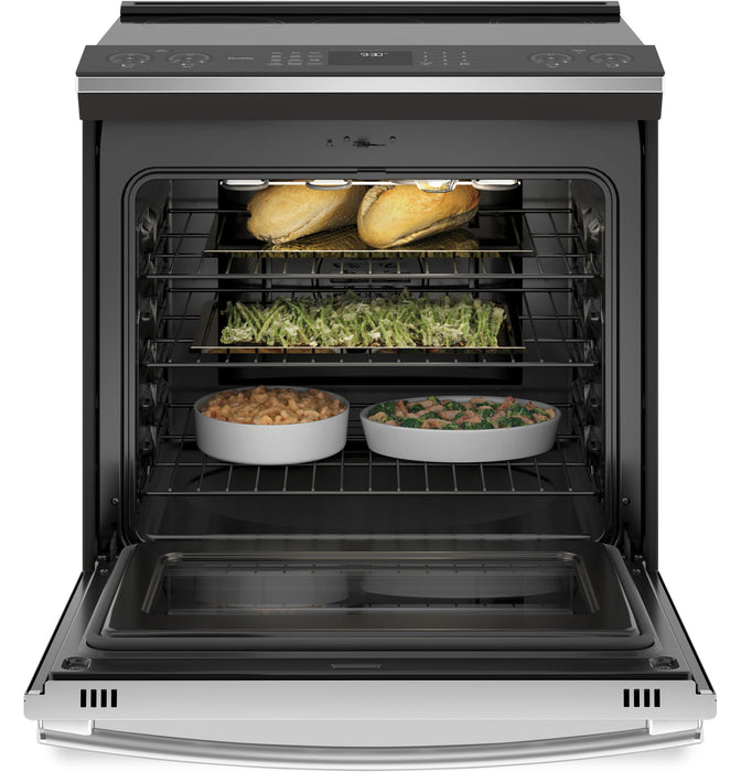 Profile 5.3 Cu. Ft. Smart Induction Range with True European Convection - Stainless Steel Fingerprint Resistant - PCHS920YMFS
