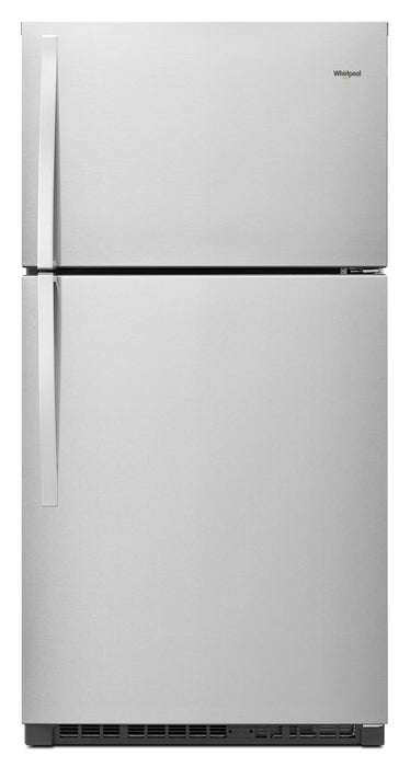Whirlpool 33\" 21 Cu. Ft. Top-Mount Refrigerator - Fingerprint Resistant Stainless Steel - WRT541SZDZ