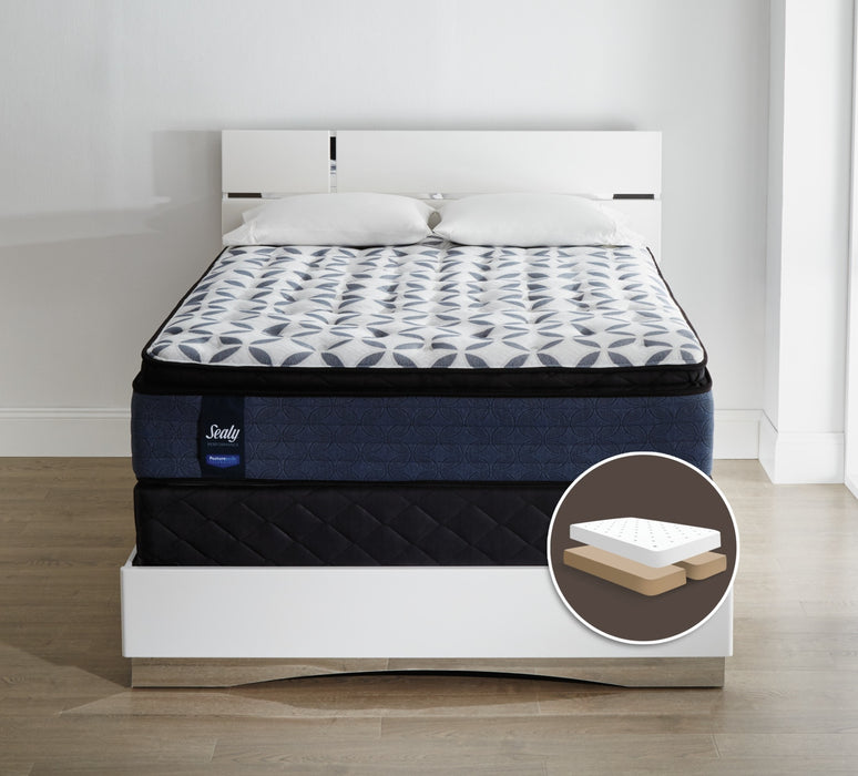 Sealy Posturepedic Kingsmill Pillow-Top Plush Split Queen Mattress Set